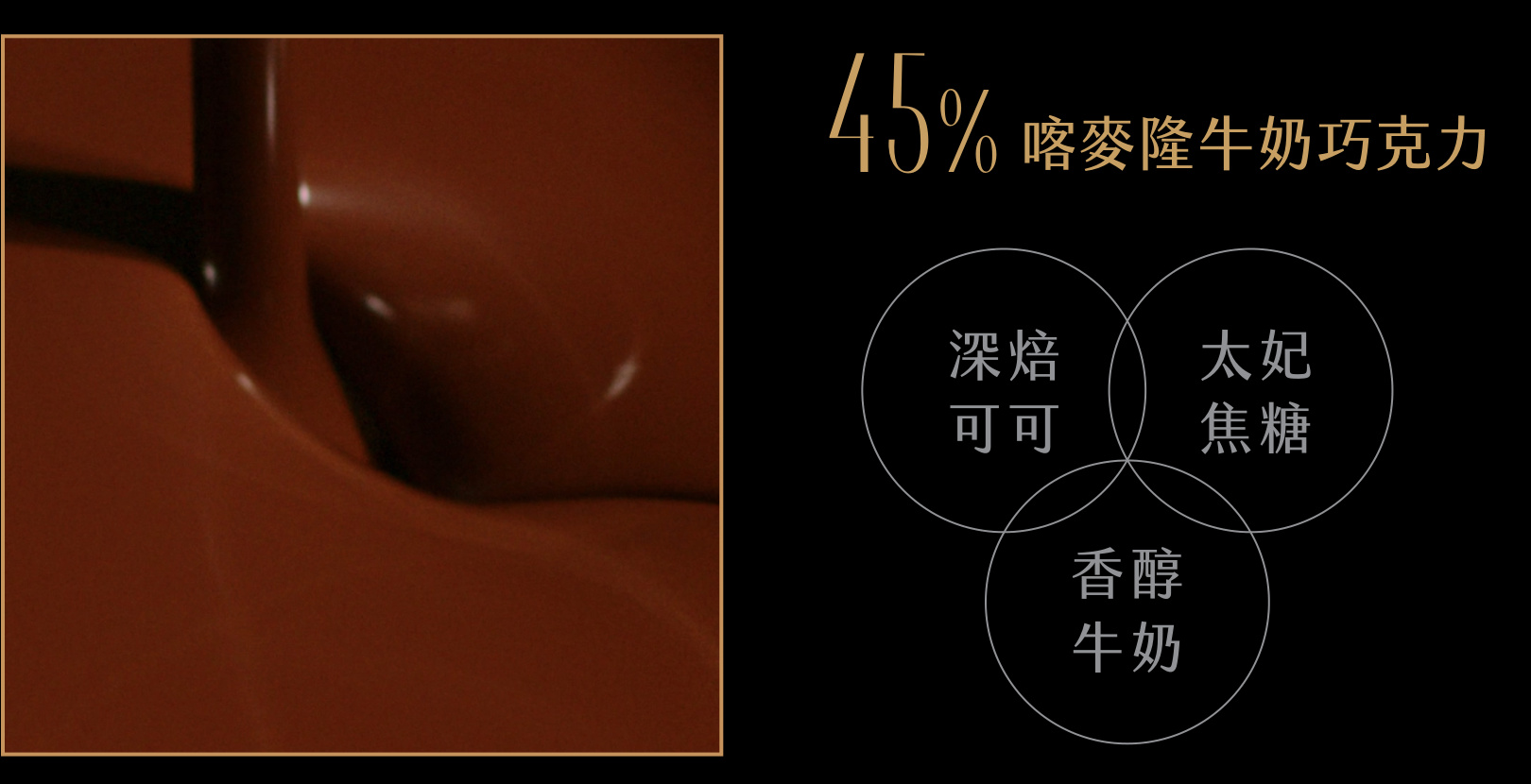80%喀麥隆黑巧克力：咖啡風味、柑橘果香、木質尾韻