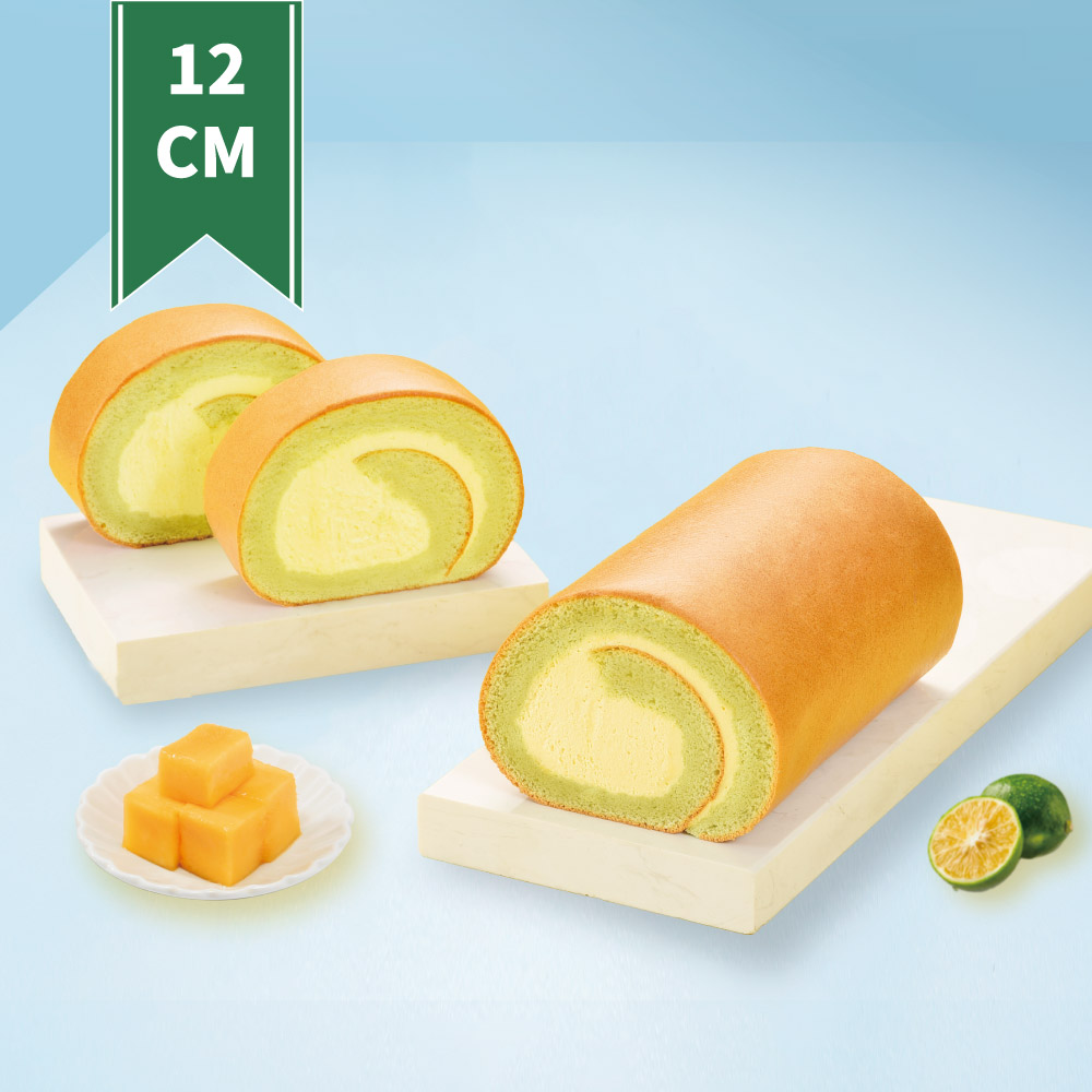 【馬上送】12CM獨享生乳捲 -法式青桔芒果
