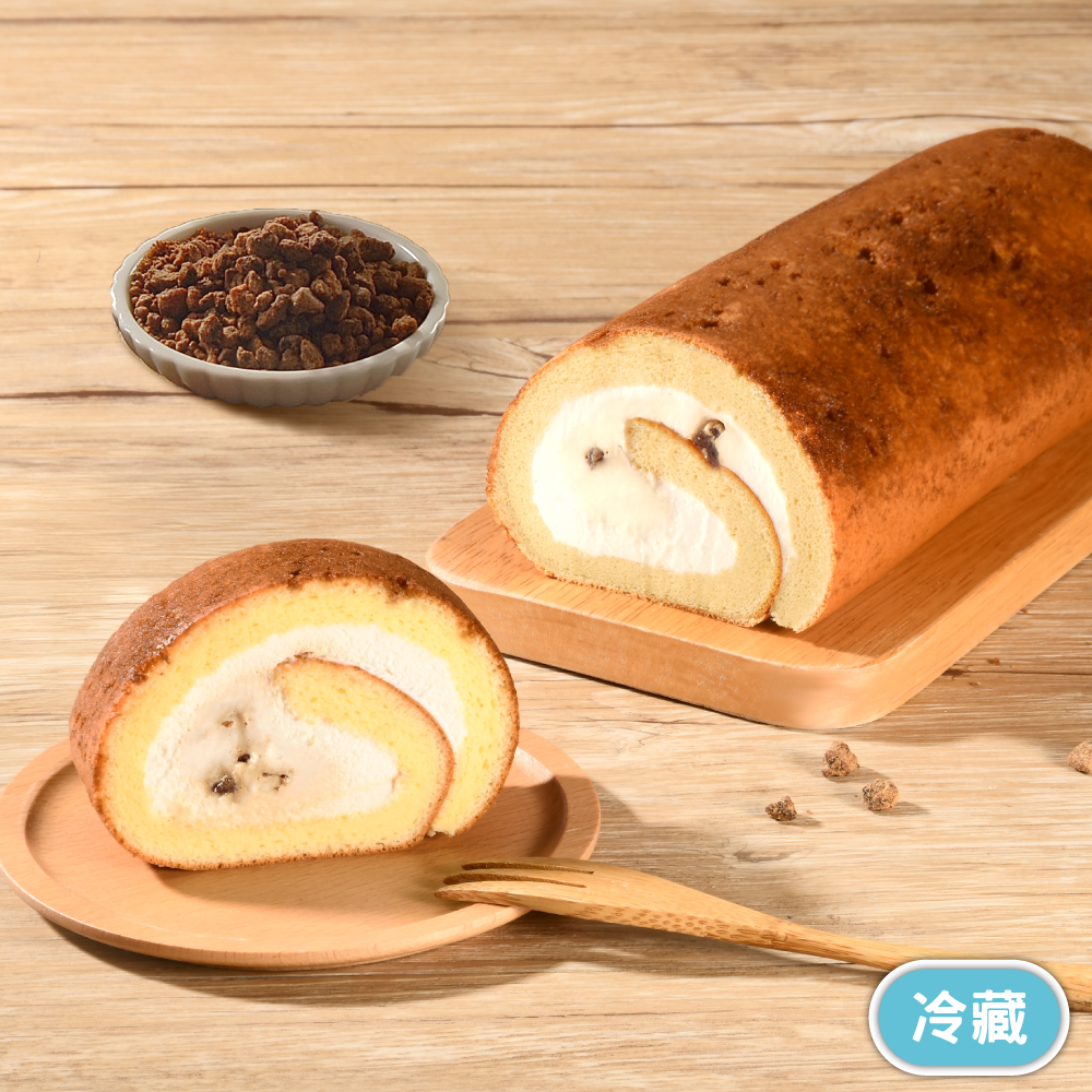 晶鑽柴燒黑糖生乳捲