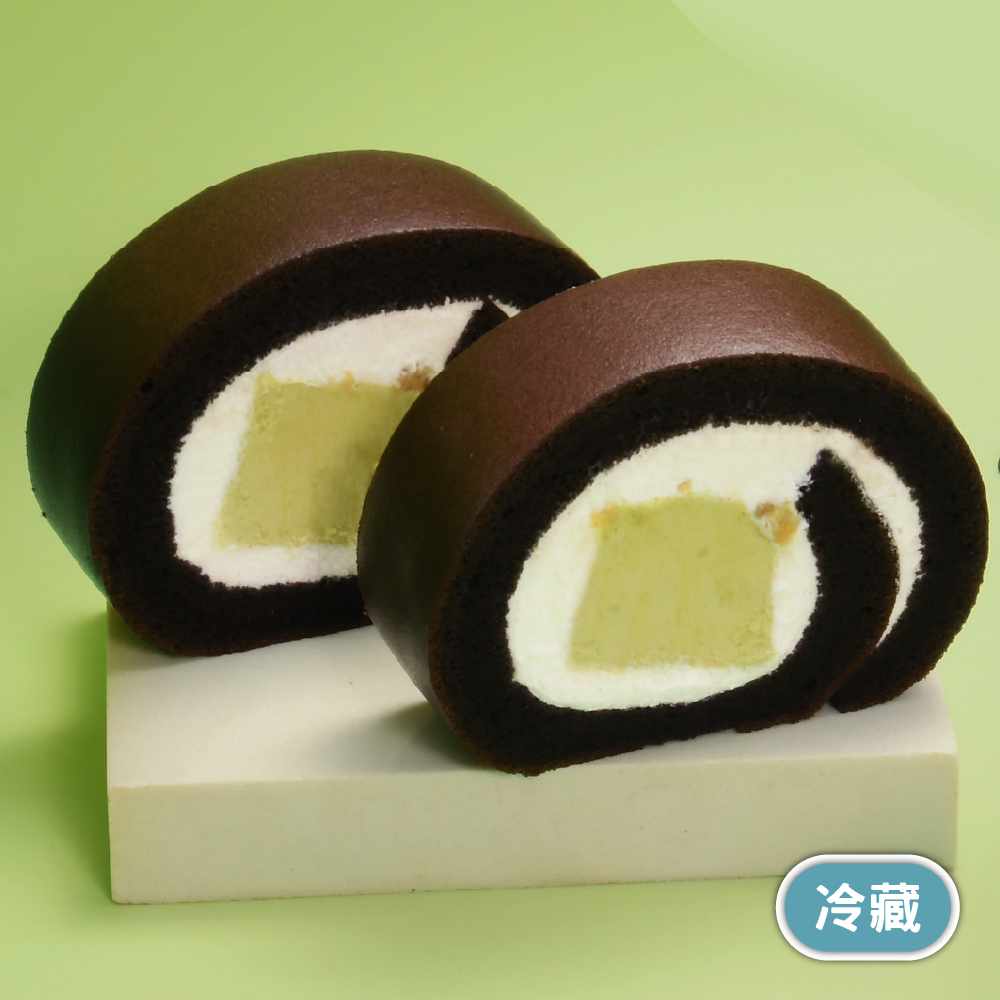 美安限定-黑皮開心果生乳捲