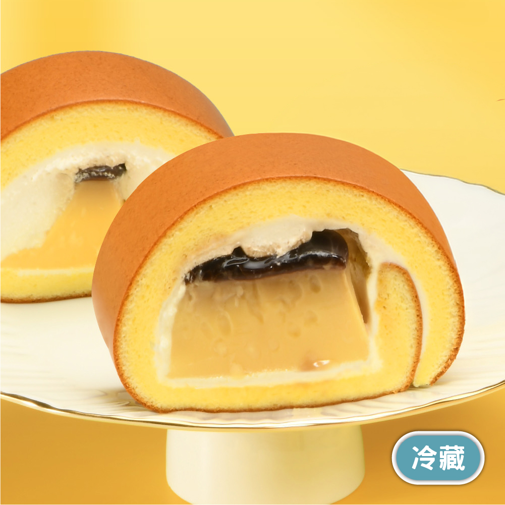 三顆布丁生乳捲