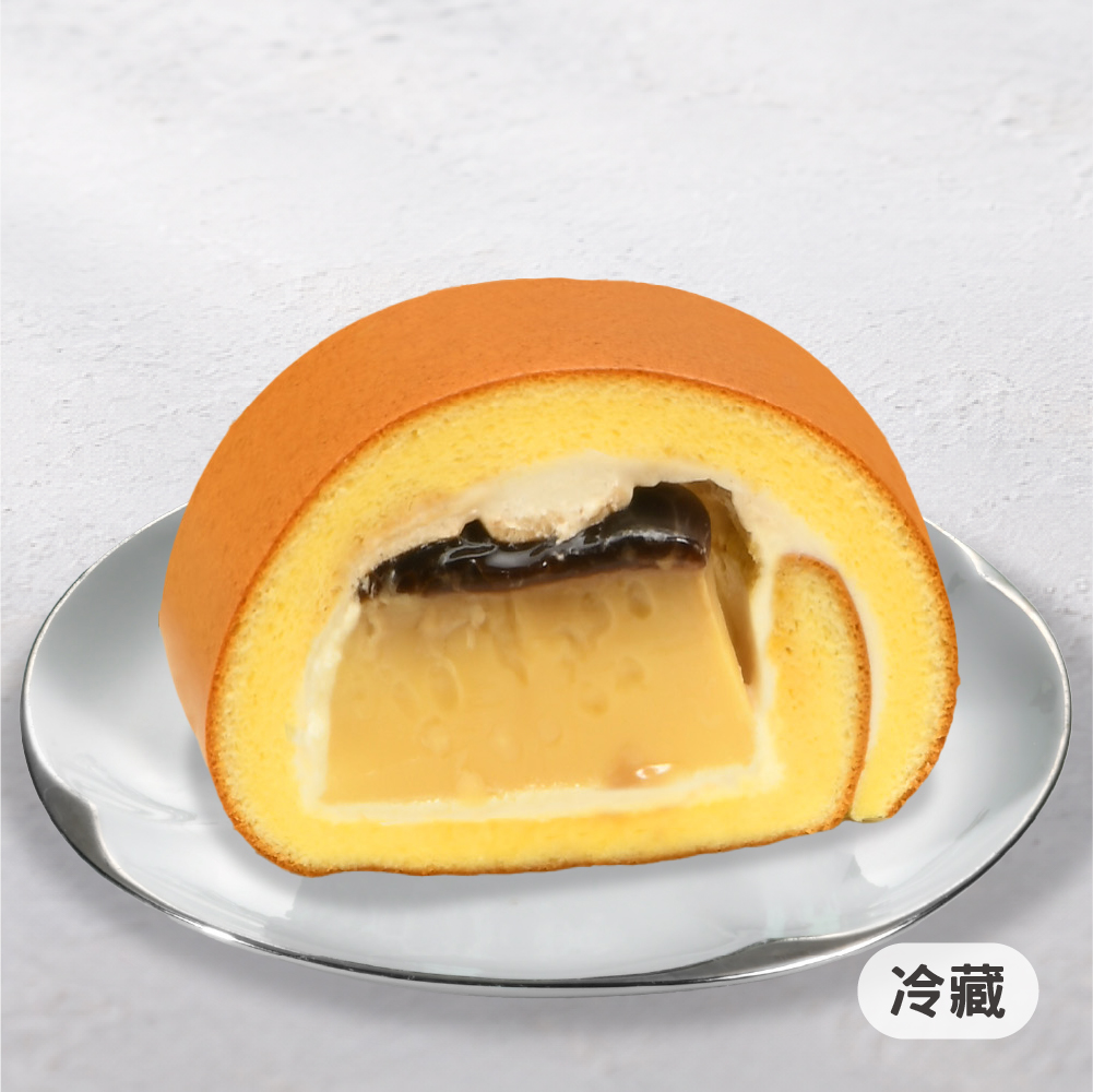 三顆布丁生乳捲