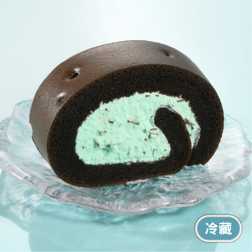 特濃薄荷巧克力脆片生乳捲