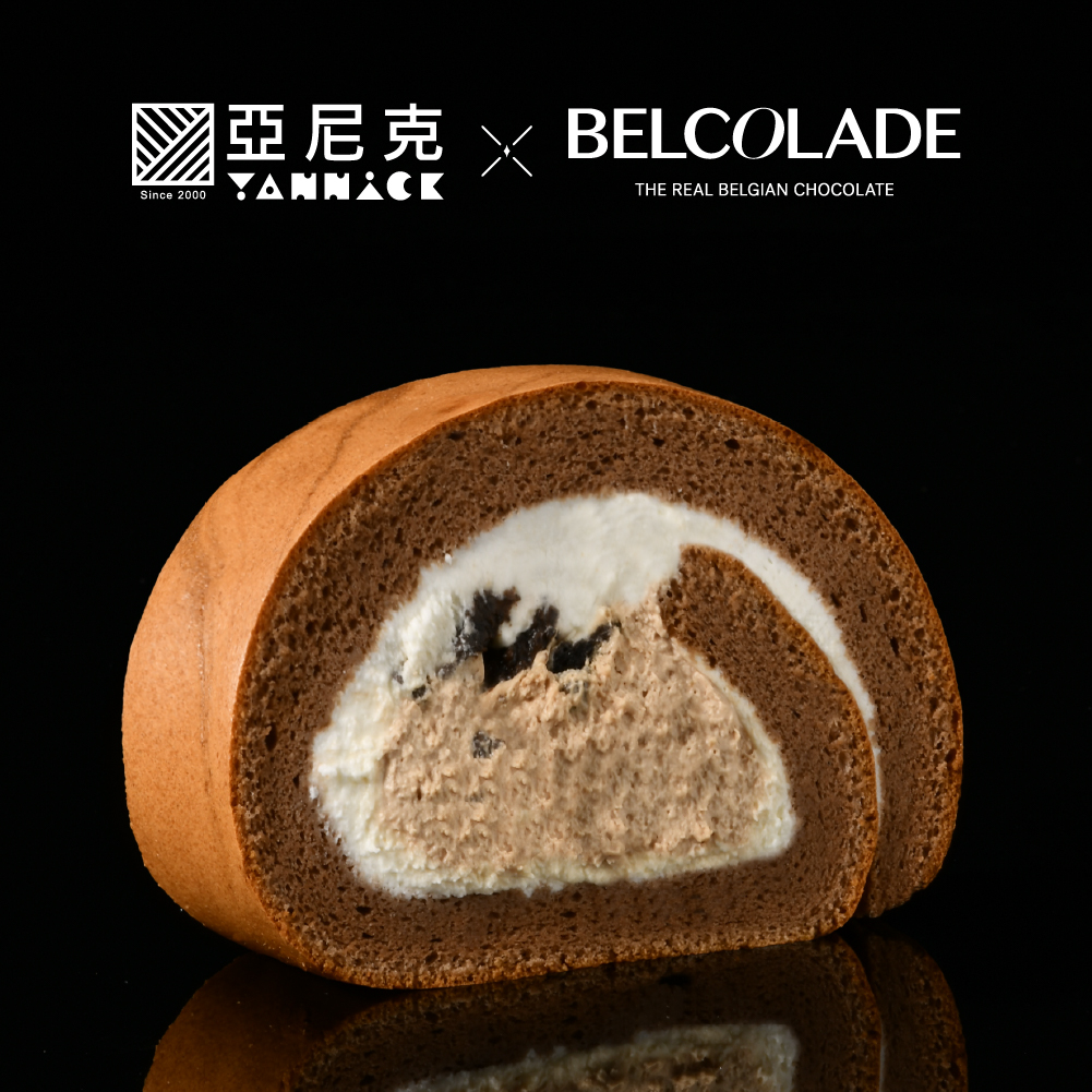 BLACK黑饌45%喀麥隆牛奶巧克力生乳捲