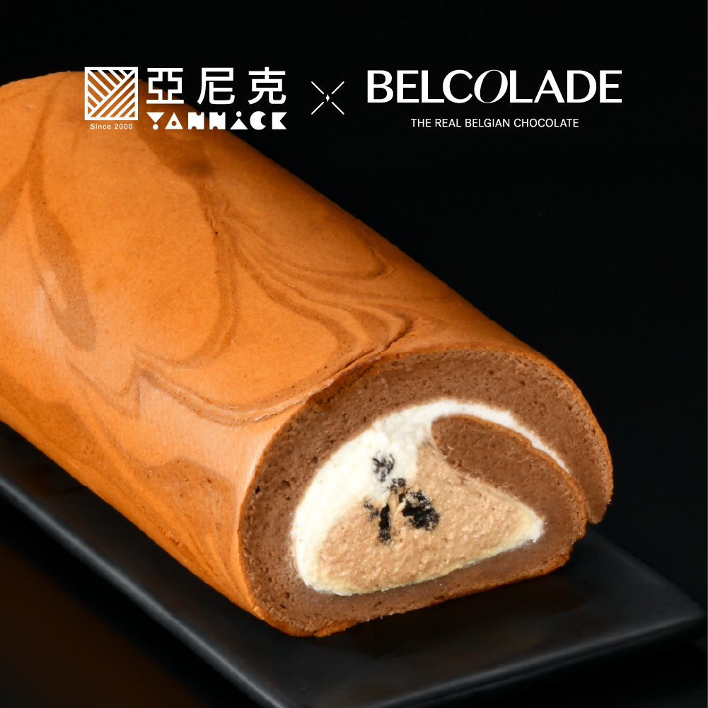 BLACK黑饌45%喀麥隆牛奶巧克力生乳捲