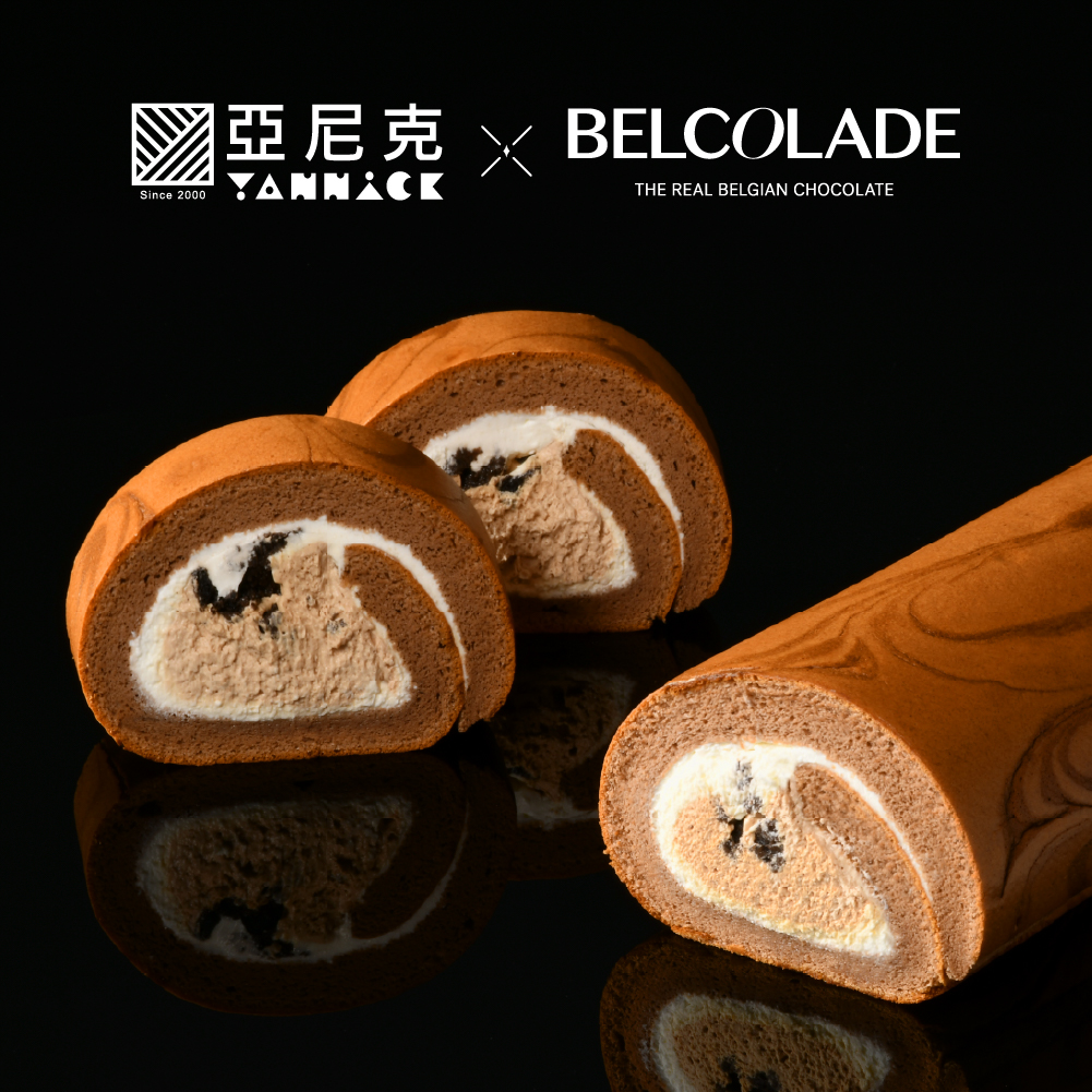 BLACK黑饌45%喀麥隆牛奶巧克力生乳捲