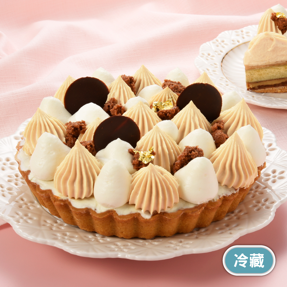 焦糖玫瑰鹽派6吋