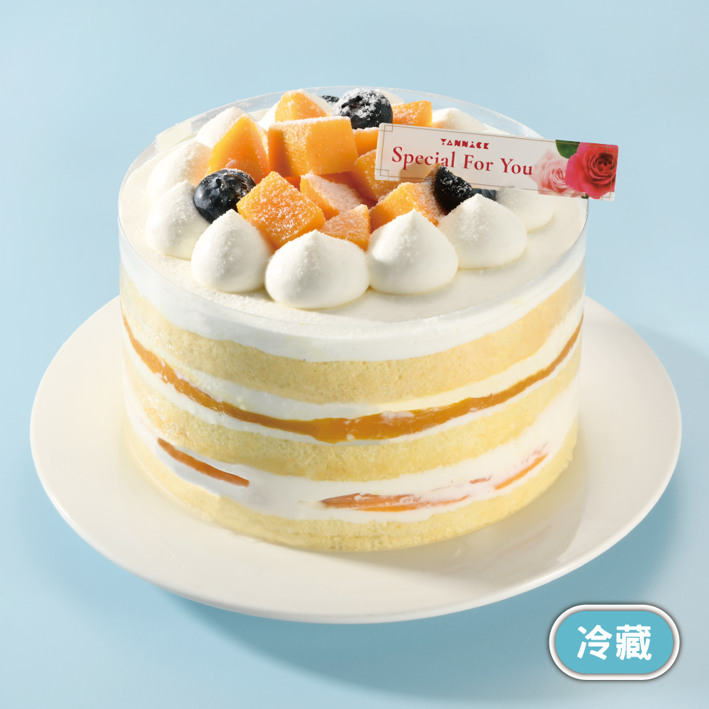 【馬上送】裸感芒果蛋糕6吋