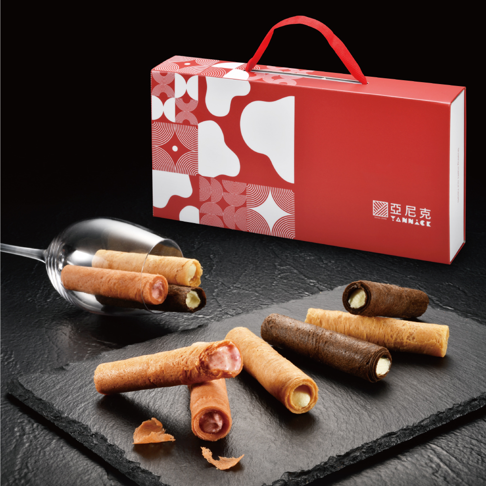 生乳捲風味蛋捲-12入綜合禮盒