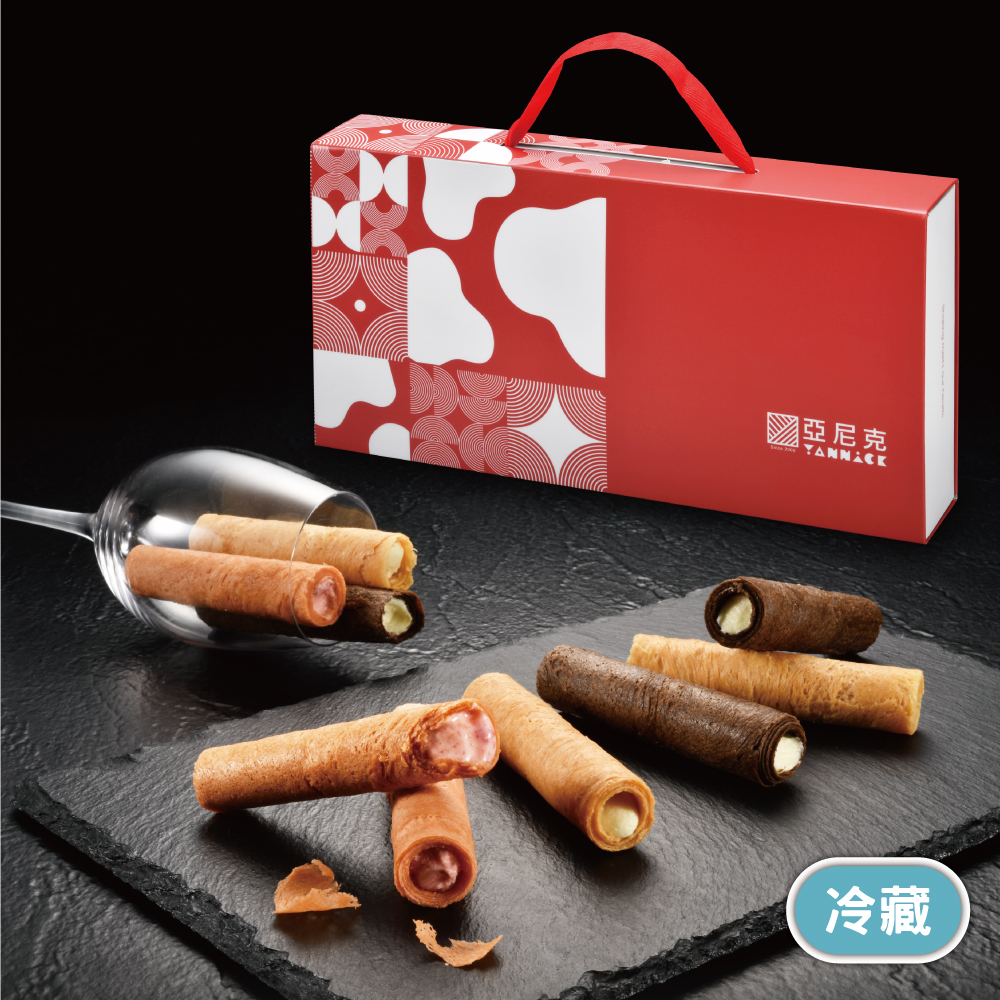生乳捲風味蛋捲-12入綜合禮盒