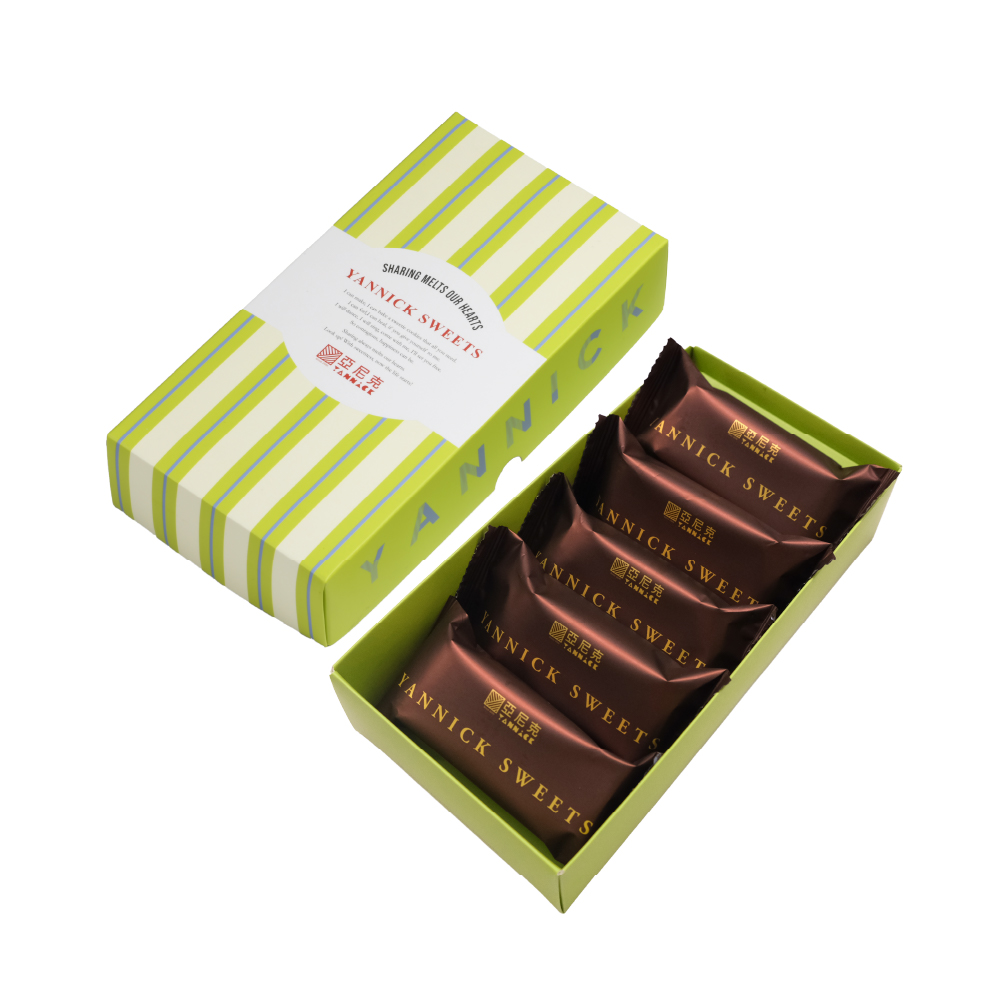 73%黑巧藏心莎布蕾禮盒(5入)