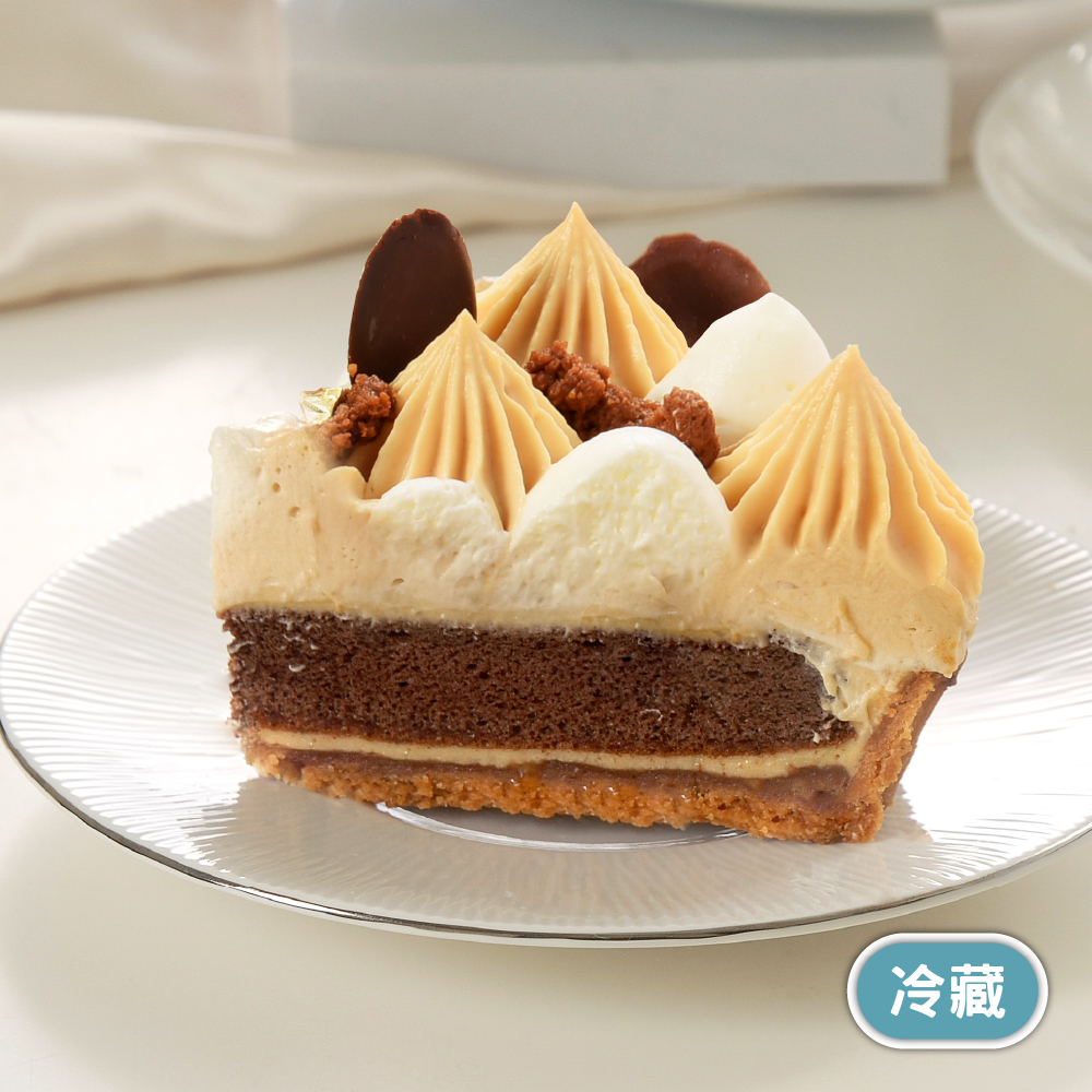 焦糖玫瑰鹽派-切片