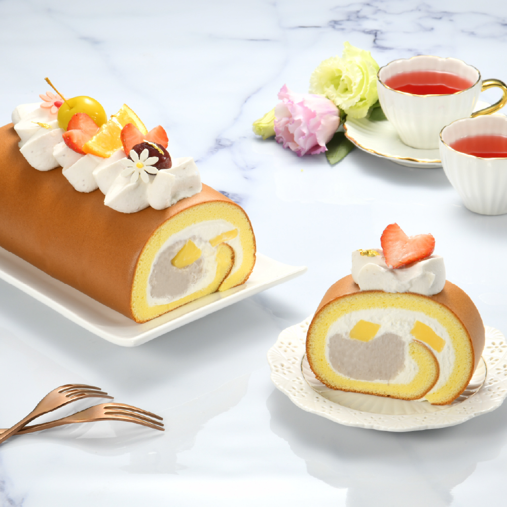 【馬上送】芋藏布丁生乳捲