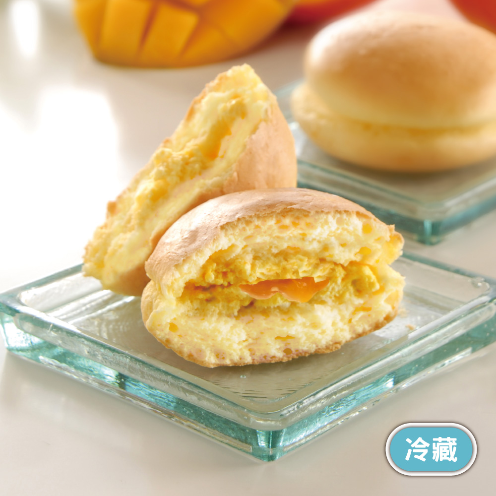 【馬上送】北海道泡芙蛋糕-芒果
