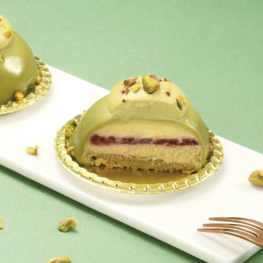 開心果覆盆莓慕斯