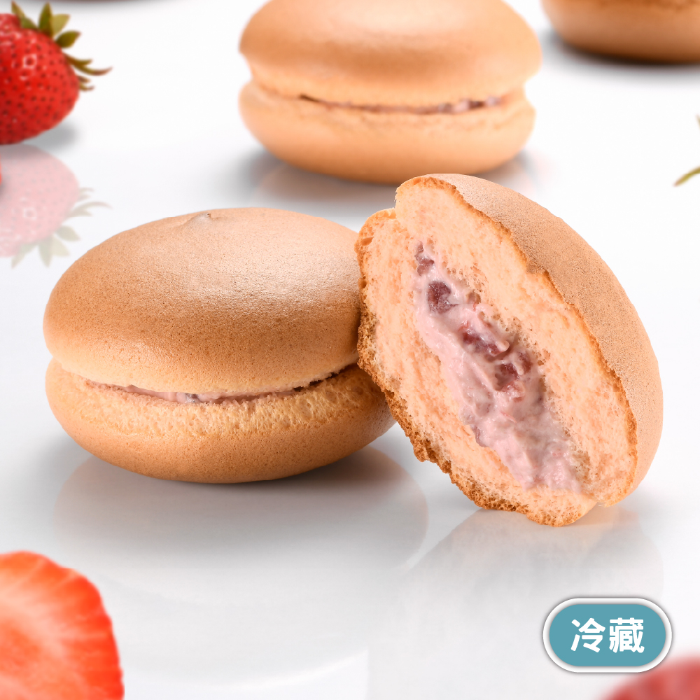 北海道泡芙蛋糕-草莓