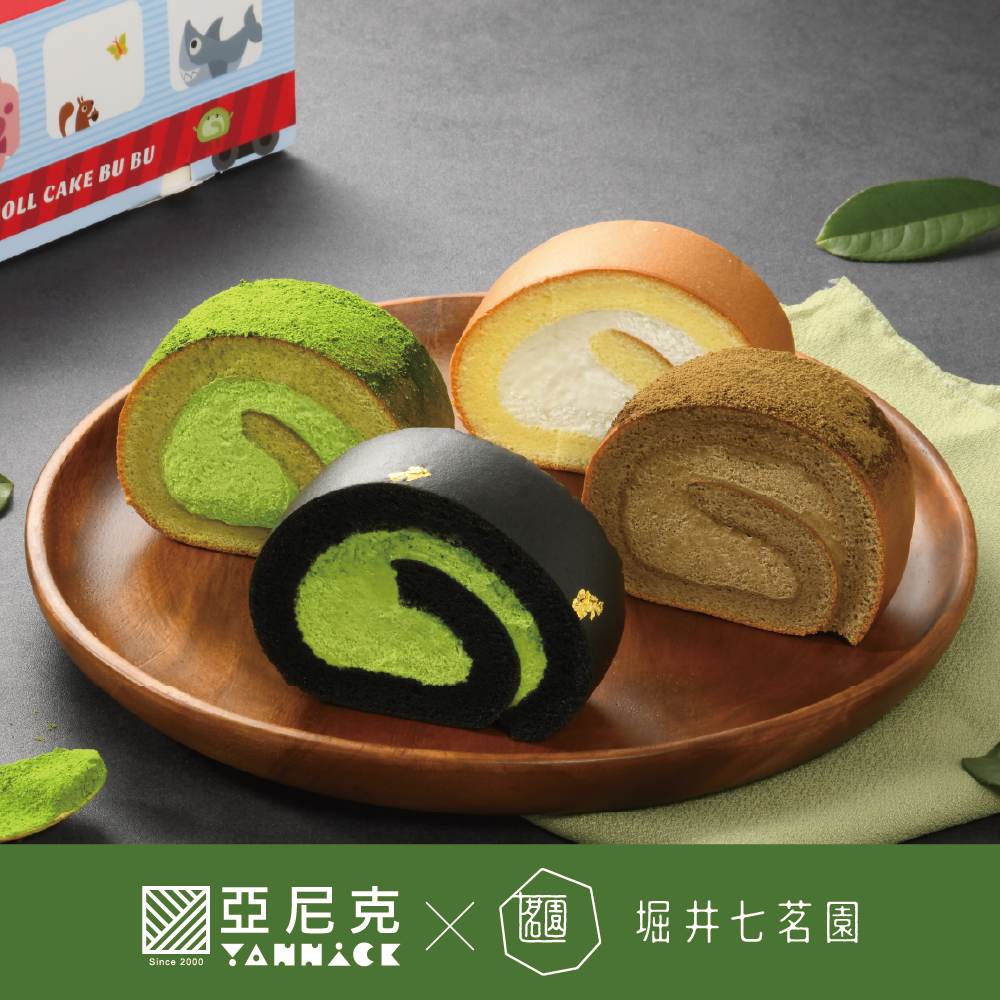 (YTM)生乳捲BUBU切片組-宇治茶